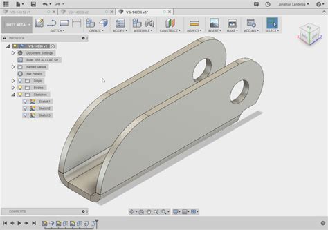 fusion 360 sheet metal drawing